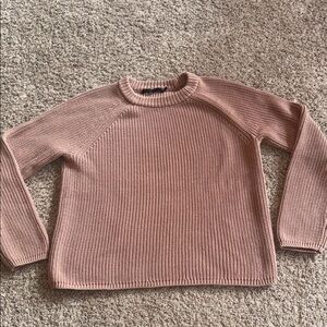 Jenni Kayne cotton crewneck  Fisherman Sweater size medium